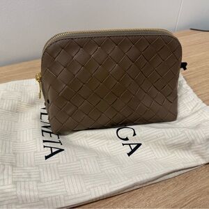 100% Auth Bottega Veneta Bottega Intrecciato Beauty Pouch